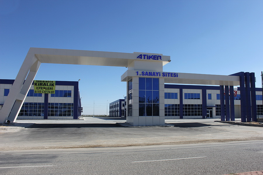 Atiker 1. Sanayi sitesi inşaatı tamamlandı